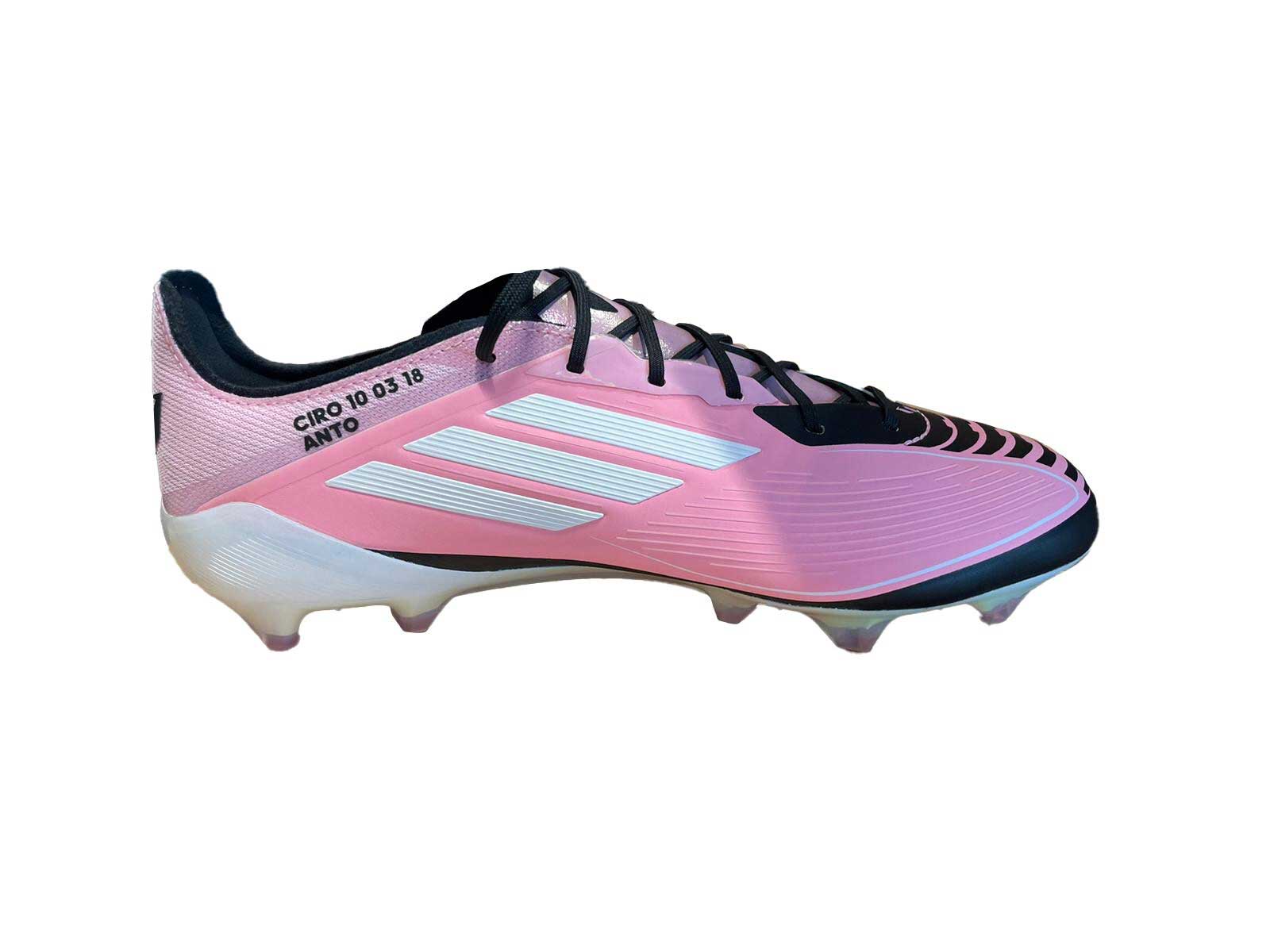 Lionel Messi will contribute autographed pink cleats worn during the 2024 MLS Cup Playoffs in November to Hard Rock International’s PINKTOBER auction benefitting breast cancer research & awareness